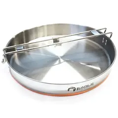 Eagle stål stekepanne 24cm m/kobberbelagt bunn