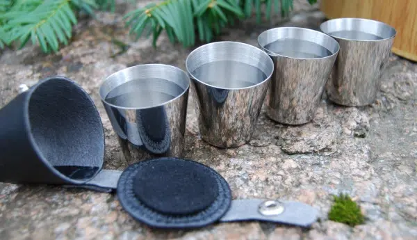 Eagle Dram glas i Stål 4 st Eagle Products 