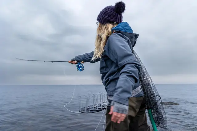 Easy Shrimp Eyes Line Master Black/Grey Innfellbar linekurv 