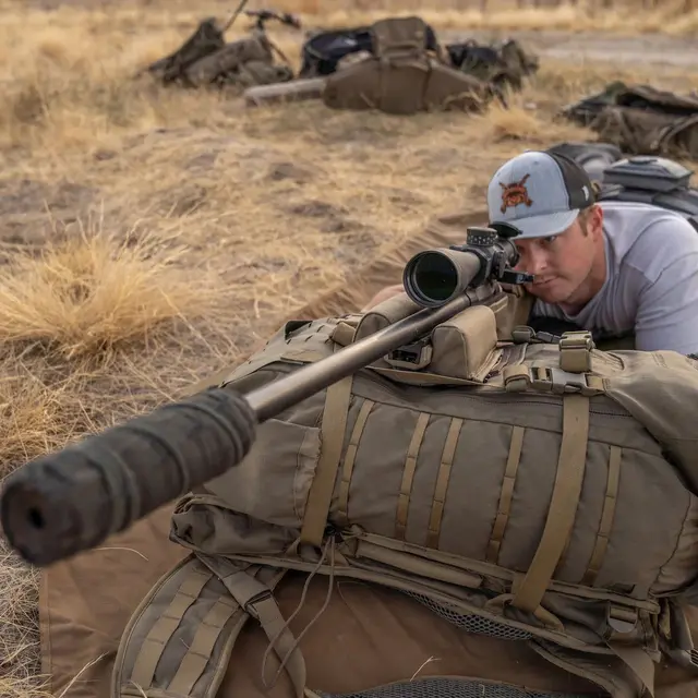 Eberlestock Pack Mounted Shooting Rest Coyote brown 