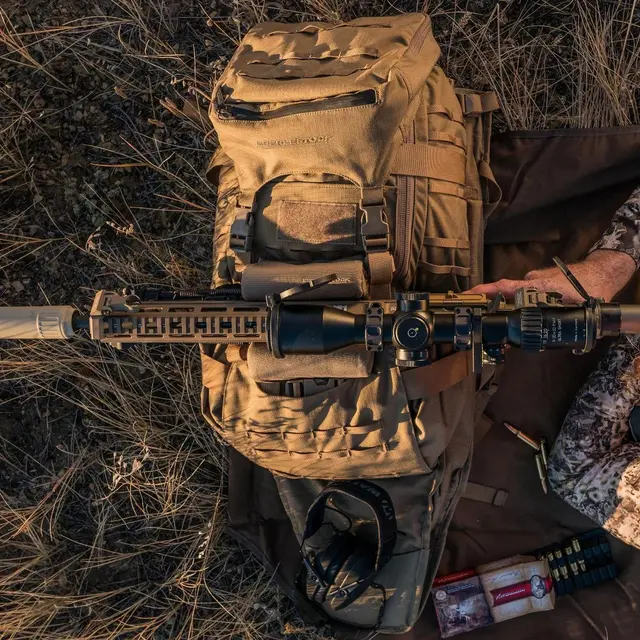 Eberlestock Pack Mounted Shooting Rest Coyote brown 