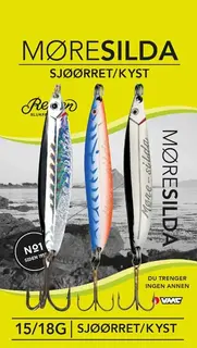 Remen M&#248;resilda Havs&#246;ring/Kust 15/18g Kust - Havs&#246;ring/Sej/Makrill/Lyr 3-pack