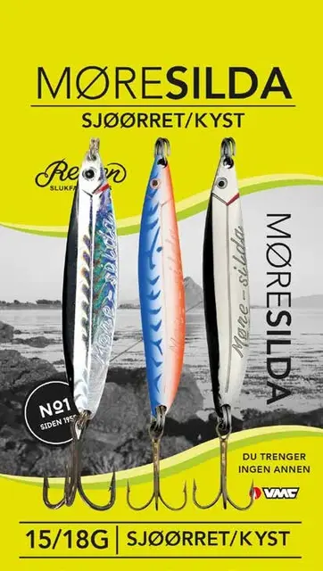 Remen Møresilda Havsöring/Kust 15/18g Kust - Havsöring/Sej/Makrill/Lyr 3-pack 