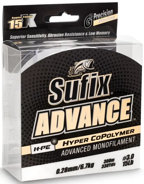 Sufix Advance Clear 300m 0,16 mm Sufix Advance Clear 