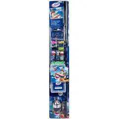 Elias fiskesett lukket haspel blå Fiskesett for barnas første fisketurer