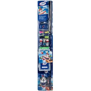 Elias fiskesett lukket haspel bl&#229; Fiskesett for barnas f&#248;rste fisketurer