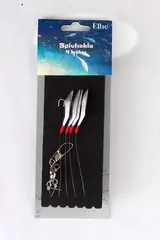 Elbe Sølvhekla m/4 stk kroker Grym allround häckla