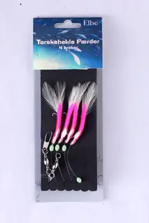 Elbe Torskehekle F&#230;rder m/4 stk kroker Grym allround h&#228;ckla