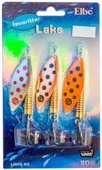 Elbe Lakse-favoriter #2 3pk Prisvärt spinnarskit