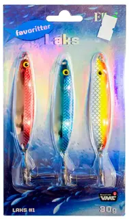 Elbe Lakse-favoriter #1 3pk Prisv&#228;rt skeddragskit