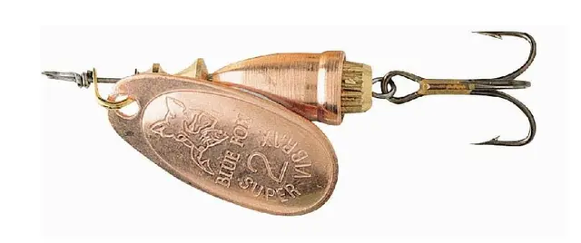 Vibrax Original 10g koppar Köp 8 spinnare och få en gratis betesbox 