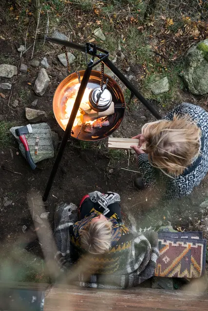 Espegard kaffekanna på 6,1L kaffekannan gjord för eld och eldpanna 