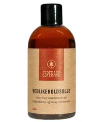 Espegard underhållsolja 250ml Förhindrar rostbildning på stålprodukter