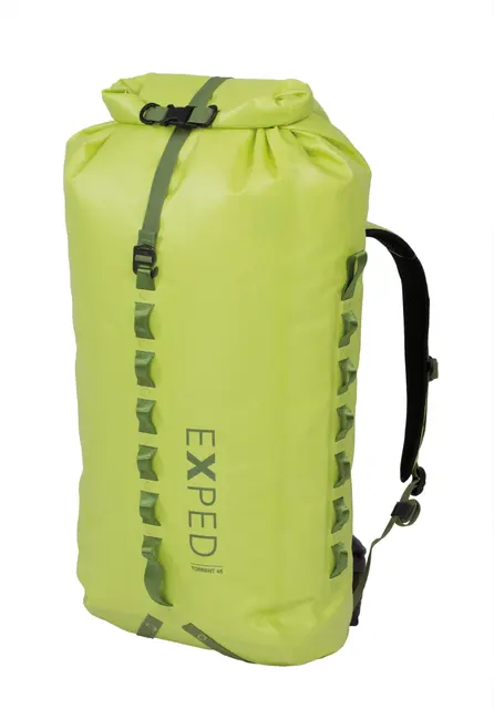 Exped Torrent 30 L Lime Solid, vattentät ryggsäck 
