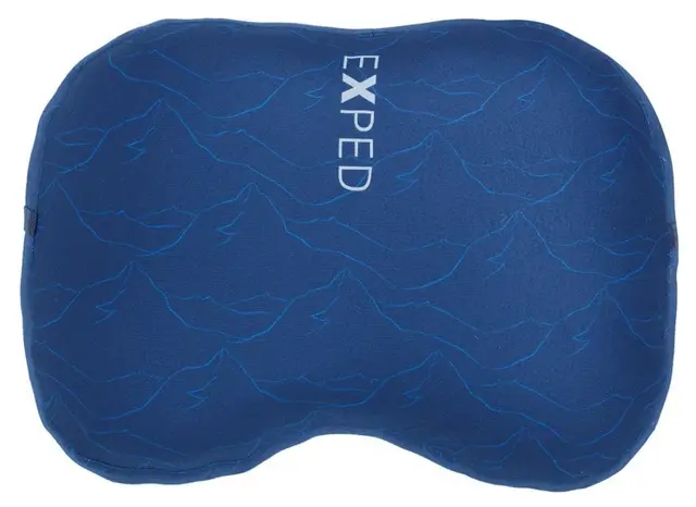 Exped DeepSleep Pillow Navy Mountain M Skum pute 