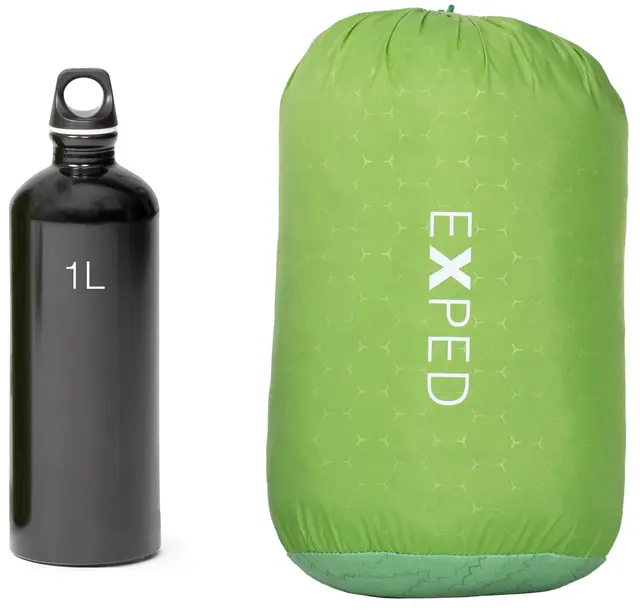 Exped TrailHead Pillow Lichen Forest Turpute med memory foam 