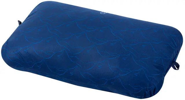 Exped TrailHead Pillow Navy Mountain Turpute med memory foam 