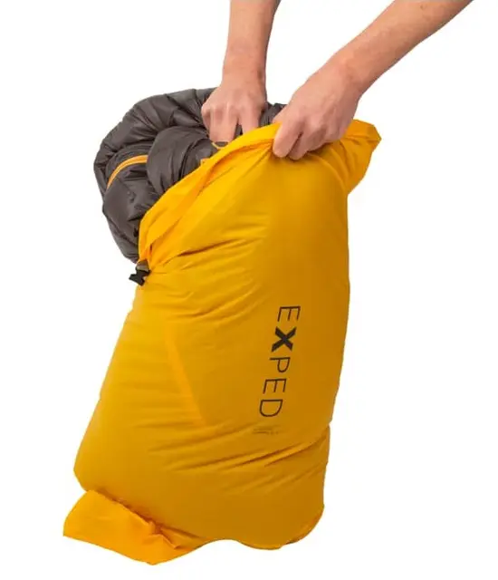Exped Schnozzel Pumpbag UL M Sunshine Pump och packpåse i ett! 