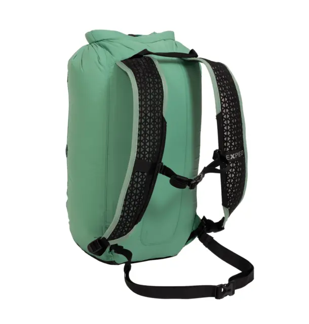 Exped Cloudburst 15 L Sage Ultralätt och vattentät rolltop ryggsäck 