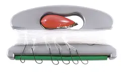 Kinetic Fiskeharpa 100m/0,90mm 300g sänke och 6 svarta krokar