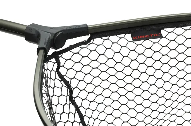Kinetic Gillie Salmon Rubber Mesh Net Handtag 101cm - Nät 60x70cm 