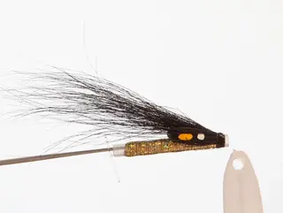 Riffling Hitch V-Fly - Holo Gold Köp 12 flugor och få en gratis flugbox