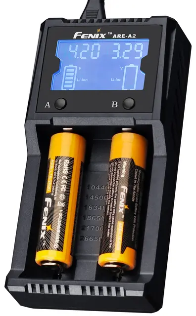 Fenix ARE-A2 Batteriladdare Smart 2-kanals laddare 