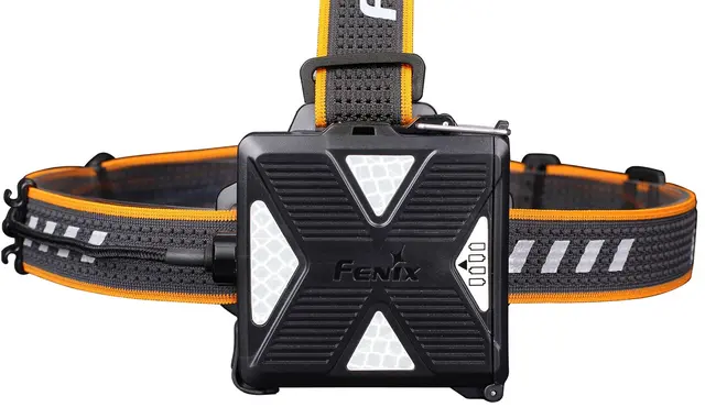 Fenix HP16R hodelykt Sort Kraftig lykt med 1250 lumen 