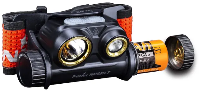 Fenix HM65R-T  hodelykt Kraftig lykt med 1500 lumen 