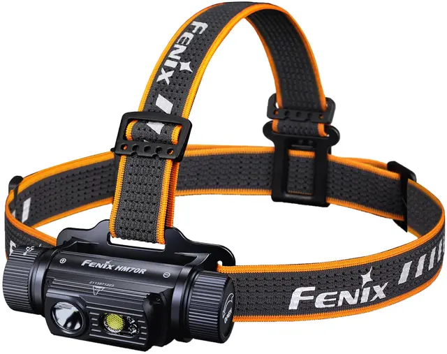 Fenix HM70R hodelykt + E-Lite minilykt Oppladbar hodelykt med 1600 lumen 
