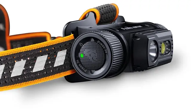 Fenix HM70R hodelykt + E-Lite minilykt Oppladbar hodelykt med 1600 lumen 