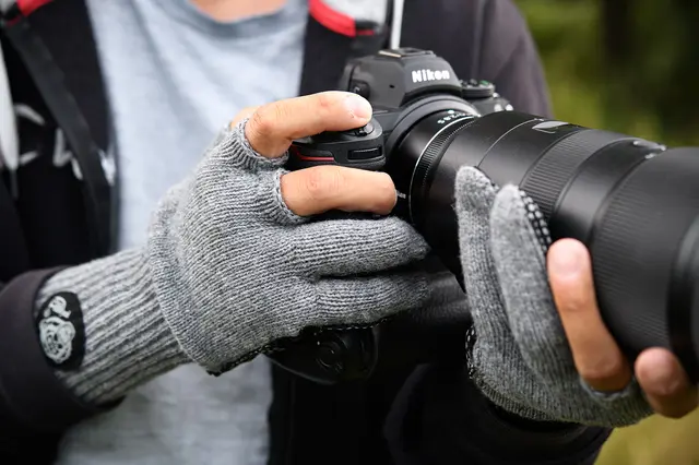 Fish Monkey Bauers Grandma Twofinger L/X Tvåfingrar yllehandskar L/XL 