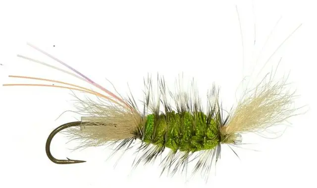 Tube Bomber Hi-Viz Green - Small Köp 12 flugor och få en gratis flugbox 