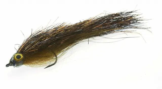 Fishmadman Pike Fly Single Hook 5/0 Copper Brown 