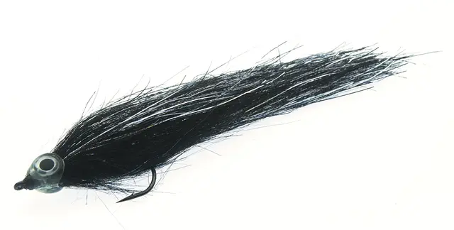Fishmadman Pike Fly Single Hook 5/0 Gun Smoke Black 