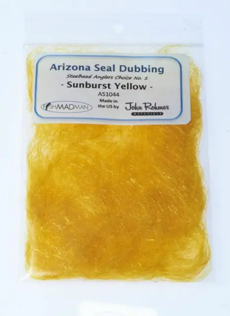 FishMadMad Arizona Seal Sunburst Yellow Dubbing 