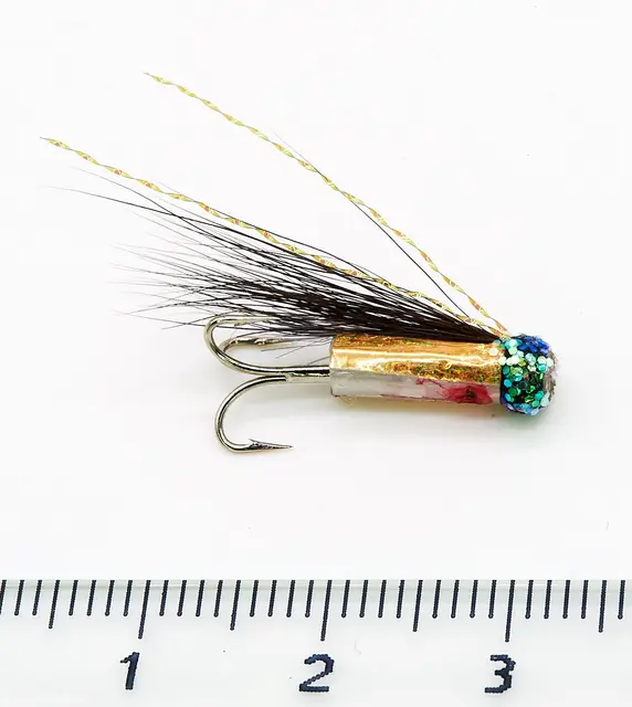 Fishmadman V-Fly Hitchman Small B and G Köp 12 flugor och få en gratis flugbox 