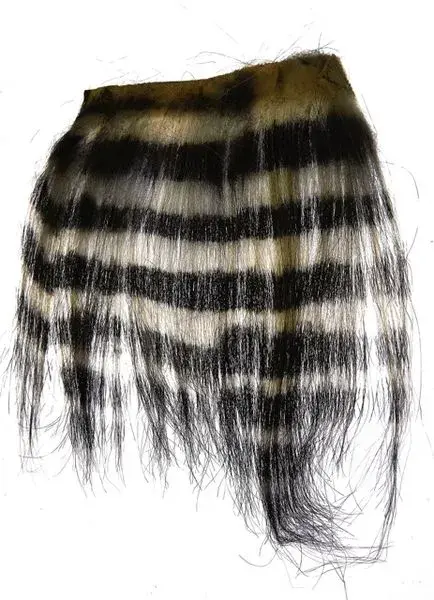 Sunray Zebra Goat - White/Black Flugbindningsmaterial 