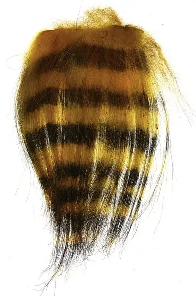 Sunray Zebra Goat - Yellow/Black Flugbindningsmaterial 