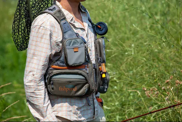 Fishpond Sagebrush Pro Mesh Vest Lätt onesize mesh flugväst med 17 fickor 