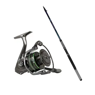 Elbe Eggedal teleskop &#248;rret 4,5m 7-28g Fiskesett med Mitchell MX3 Spin 3000 FD