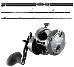 Okuma Cortez Black CZ12C Sa - 30-50lbs Fiskeset med spö och rulle