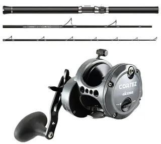 Okuma Cortez Black CZ12C Sa - 30-50lbs Fiskeset med sp&#246; och rulle
