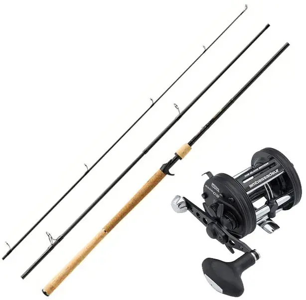 Lightning HT 13' 20-75g / Amb 6500BE Pro Laksepakke av stang og snelle 