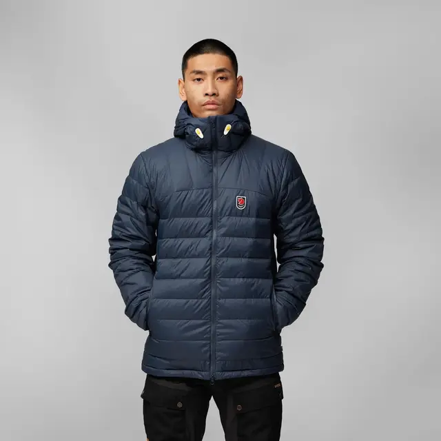 Fjällräven Expedition PD Hoodie Navy L Lett og fleksibel dunjakke med hette 