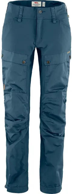 Fjällräven Keb Trousers W Indigo 34/R Prisbelønt teknisk turbukse til dame 