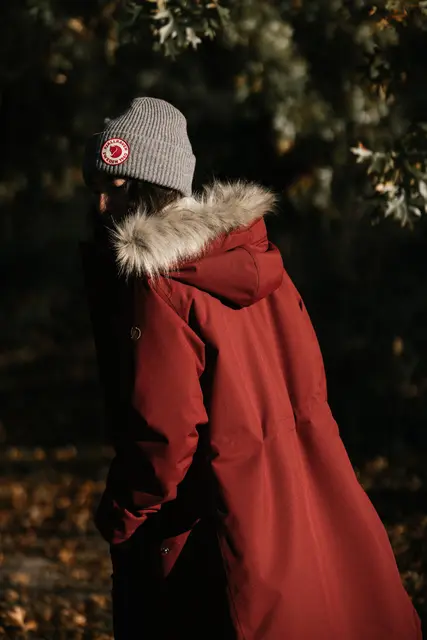 Fjällräven 1960 Logo Hat Black Behagelig strikkelue i lammeull 