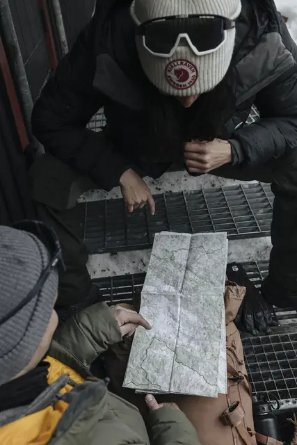 Fjällräven 1960 Logo Hat Black Behagelig strikkelue i lammeull 