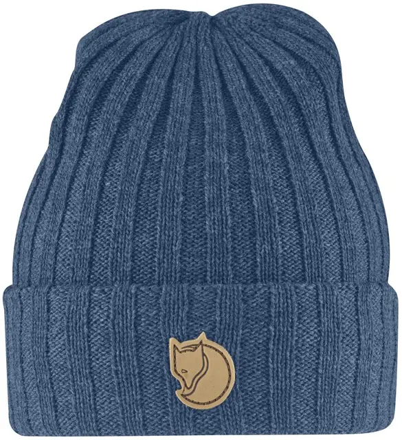 Fjällräven Byron Hat Uncle Blue Dobbletstrikket lue i ull 