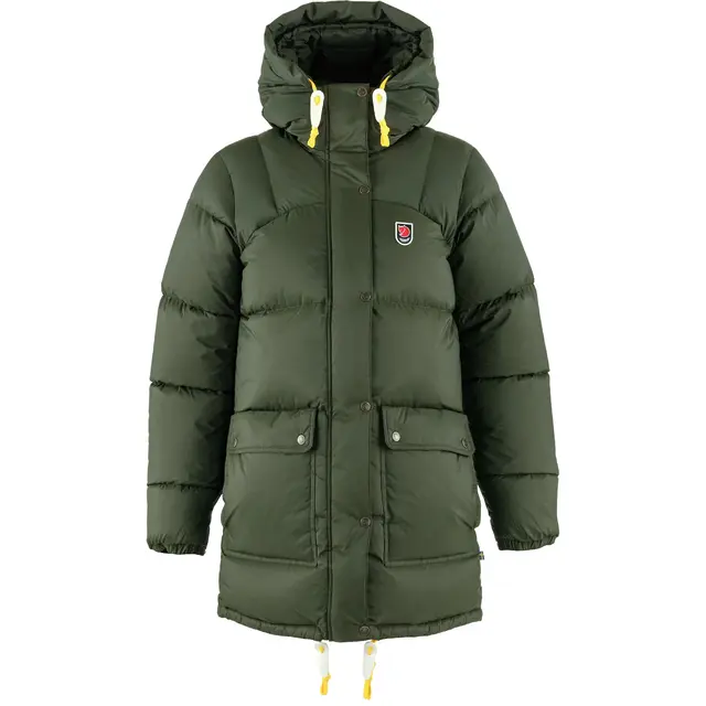 Fjällräven Expedition Down Jacket W L Isolert dunjakke til dame i deep forest 